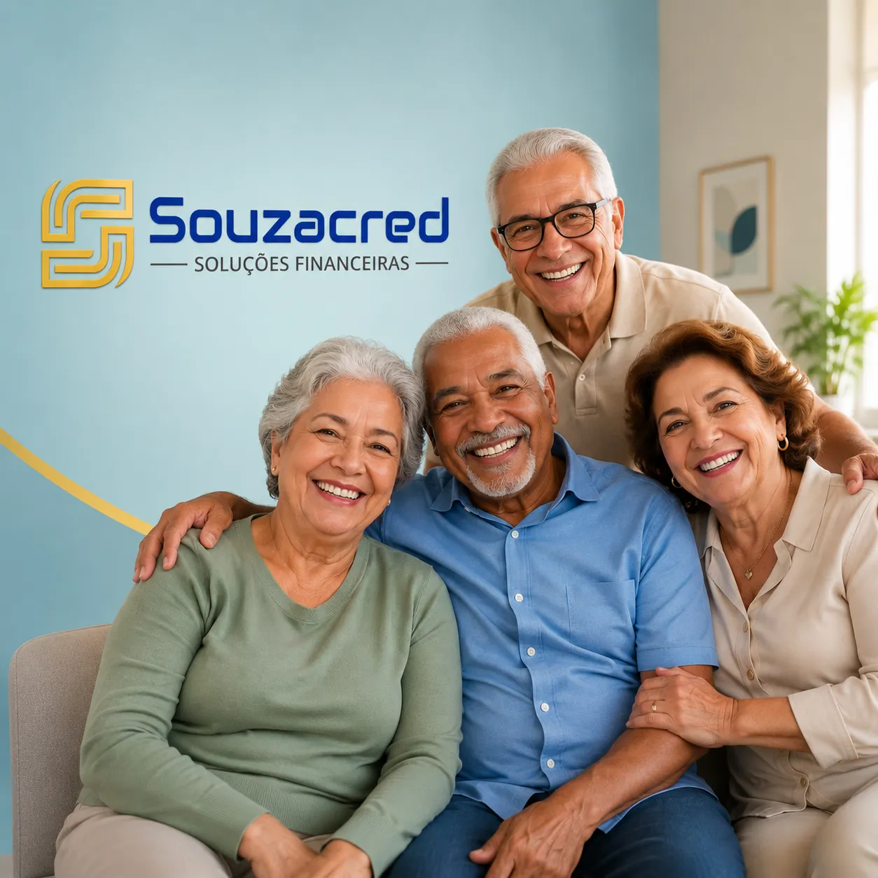 Grupo de clientes aposentados Souzacred